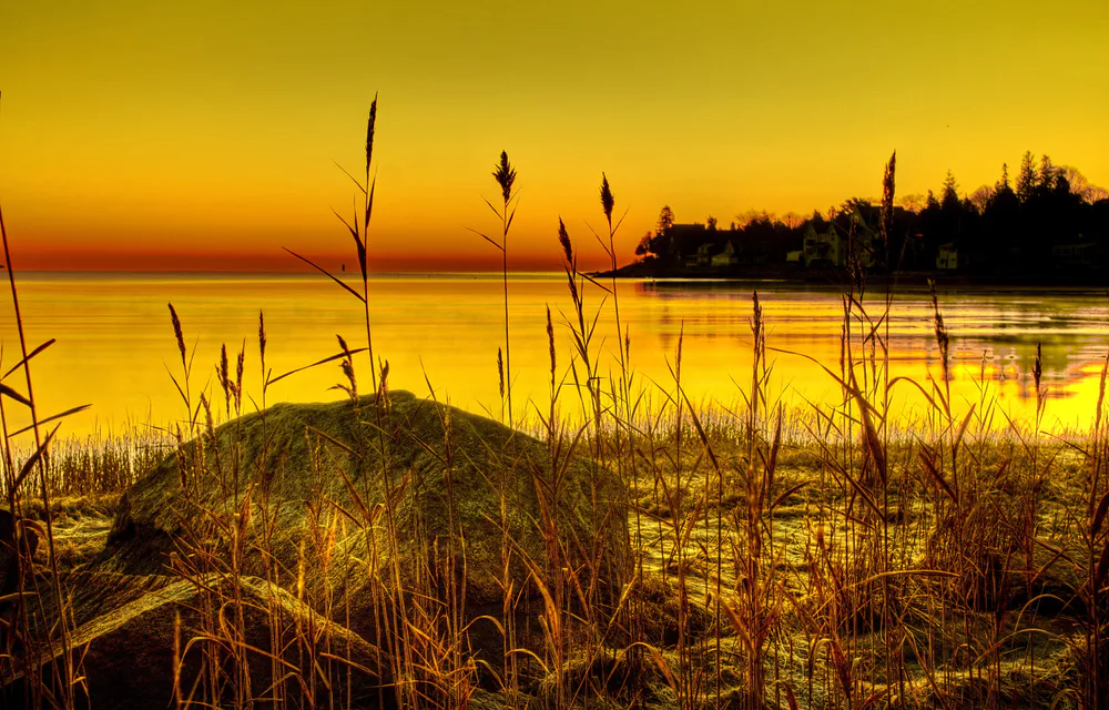 Обои Закат 2400x1350