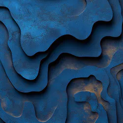 Абстрактные голубые ленты