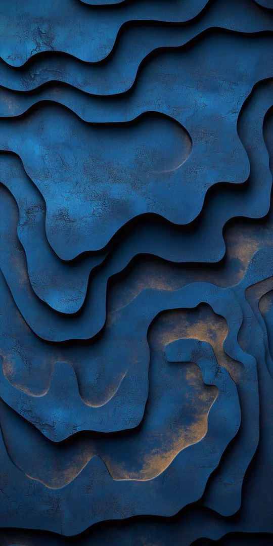 Обои на телефон: Тисненая синяя текстура