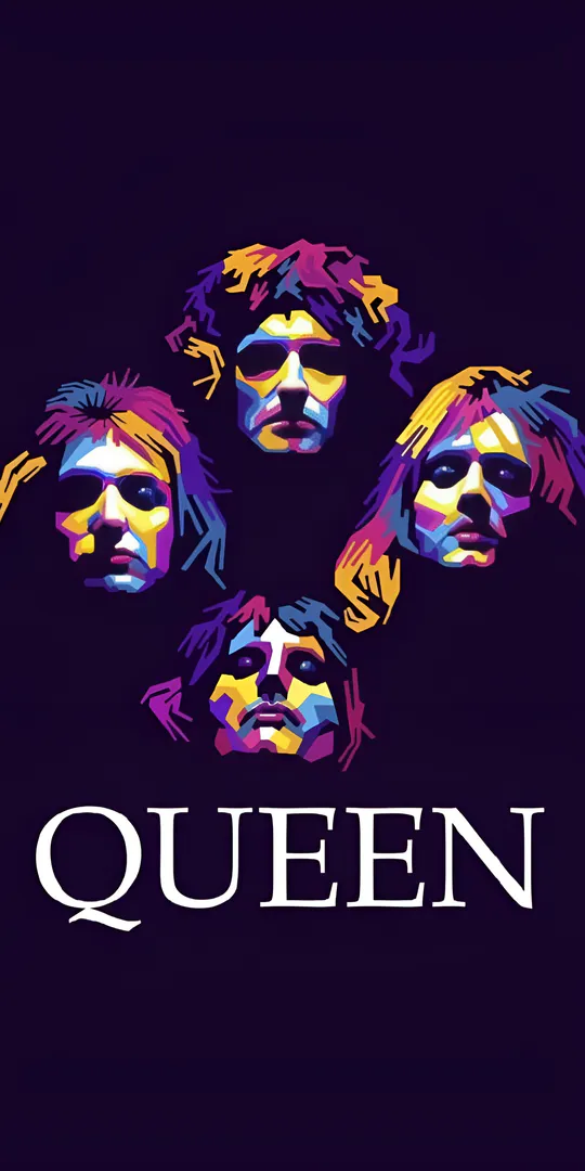 Обои на телефон: Queen поп арт портрет