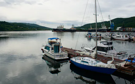 Ships, Sea, Kamchatka