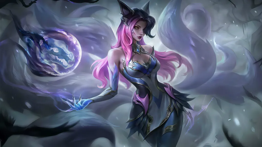 Обои на рабочий стол: Ahri Coven