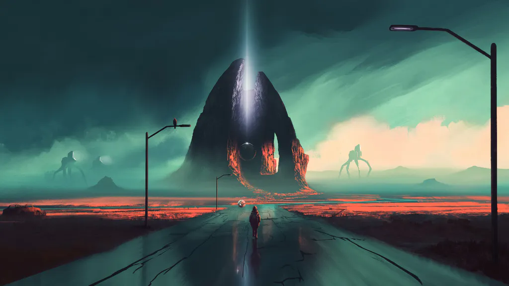 Desktop wallpaper: Alien ray