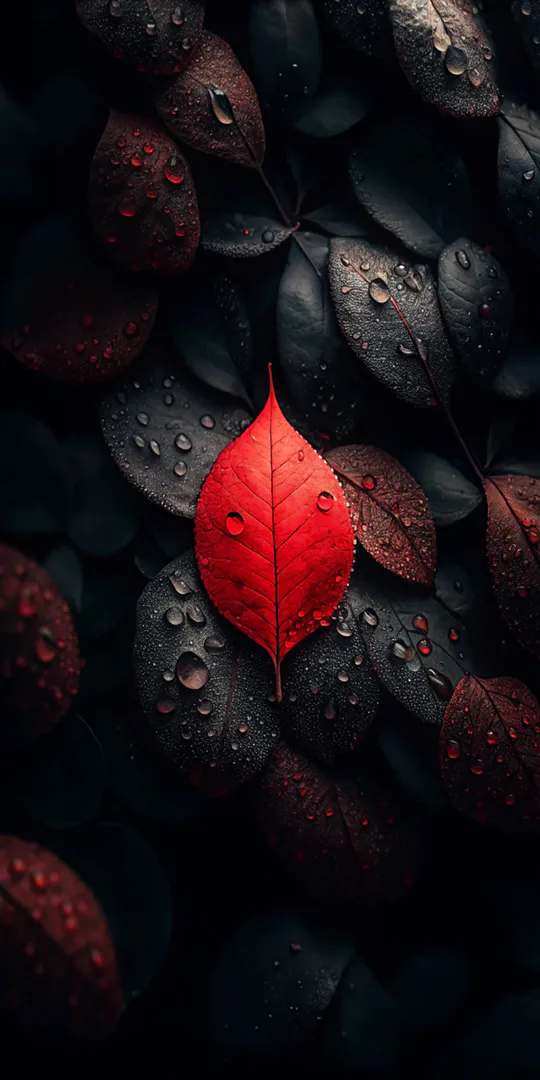Phone wallpaper: Bright accent