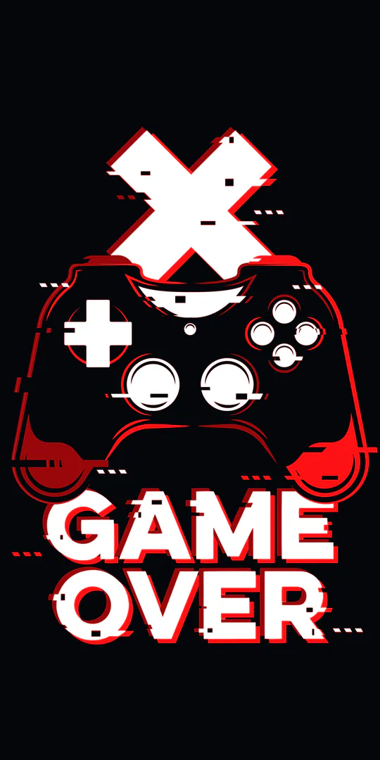 Phone wallpaper: Gamer glitch