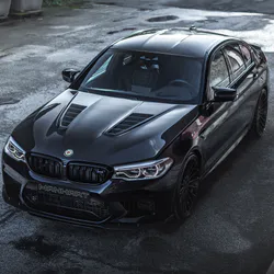 BMW в черно-белом