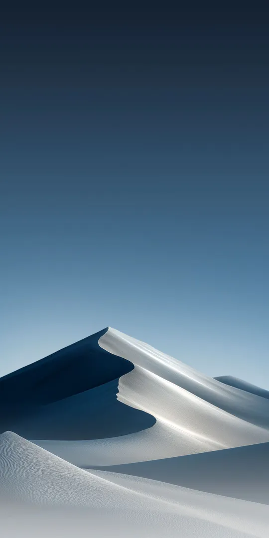 Phone wallpaper: Blue sand dunes