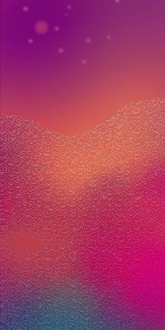 Phone wallpaper: Crimson waves of radiance