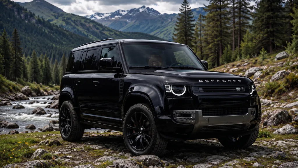 Шпалери для робочого столу: Land Rover у горах