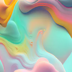 Cosmic paint stroke