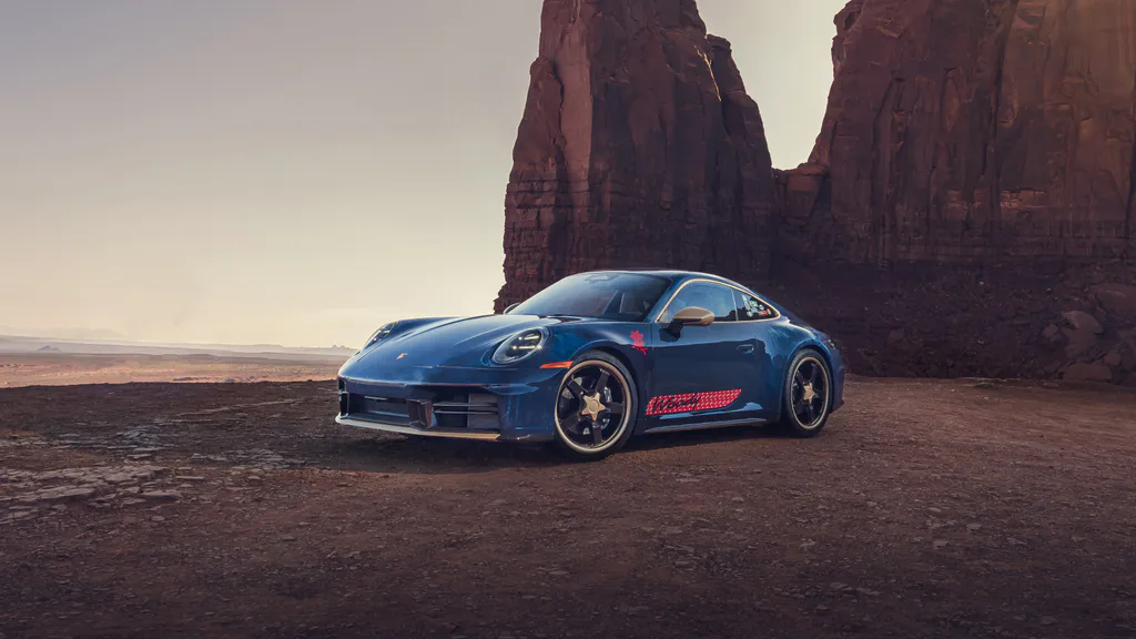Desktop wallpaper: Porsche 911 in the desert