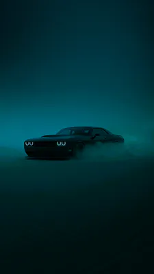 Dodge Challenger, Black Car, Car, Supercar
