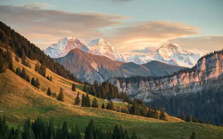 Landscape, Valley, Trees, Nature, Sky