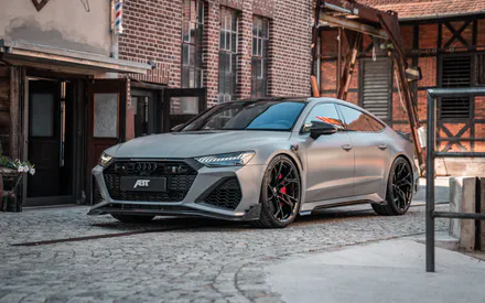 Audi, RS7, ABT, TUNing, Sports Park, Matte, 4K, Carbon, Street, Premium