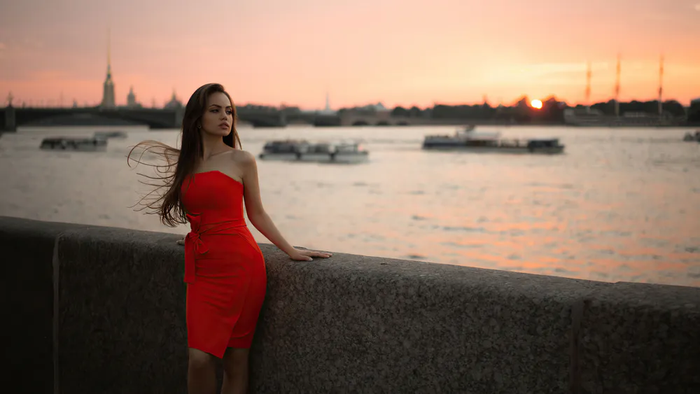 Обои Zemfira Ismailova 3440x1440