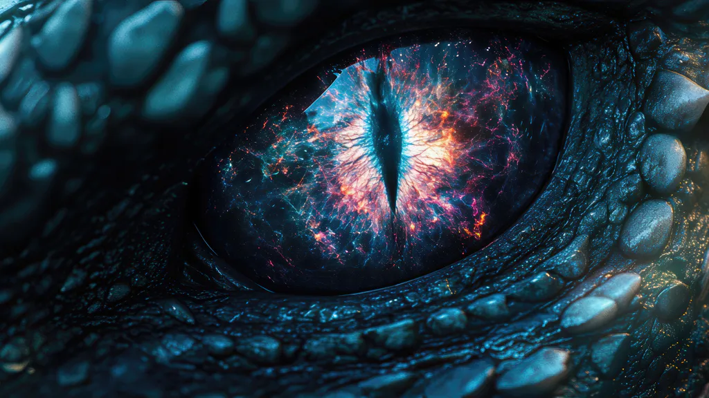 Обои на рабочий стол: Глаз дракона