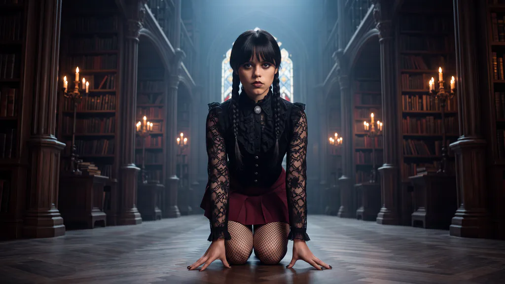 Обои на рабочий стол: Jenna Ortega Wednesday