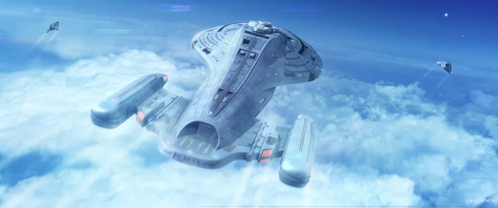 Wallpaper Above the Clouds 3440x1440