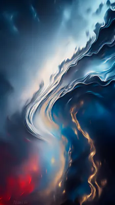 Абстракция, Абстрактный фон, Синий фон, Волна, Световые линии, Редкая абстракция, Цифровое искусство, Современный фон, Минимализм, Градиент, Темный фон, Световые эффекты, Абстрактный дизайн, Футуристический фон, Плавные линии, Художественный фон