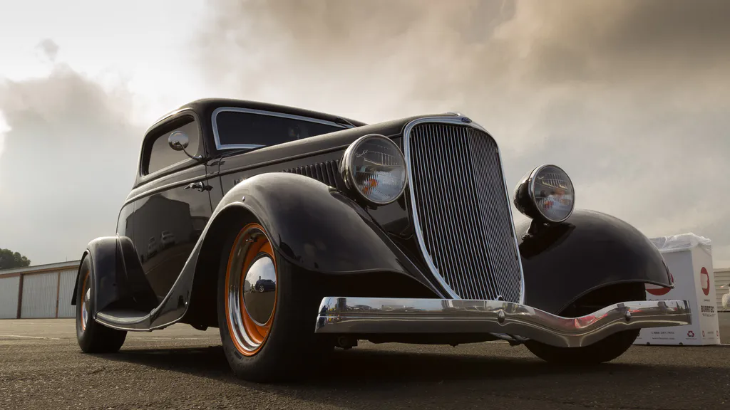 Обои на рабочий стол: 1934 Ford Three Window Coupe