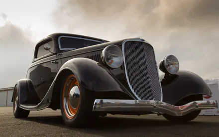 1934 Ford Three-Window Coupe, Ретро, Автомобиль, Классика