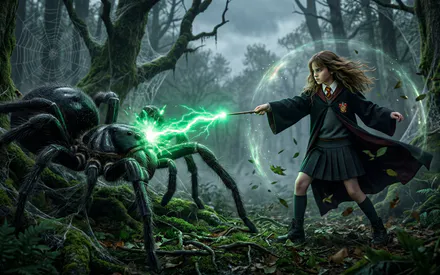 Гермиона, Паук, Гарр поттер