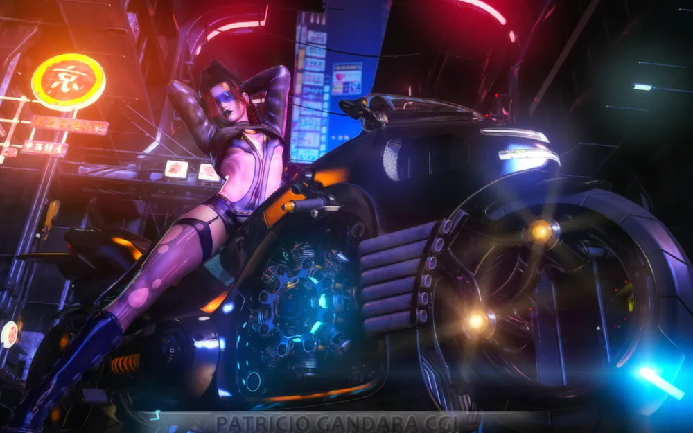 Wallpaper Cyberpunk 1920x1080