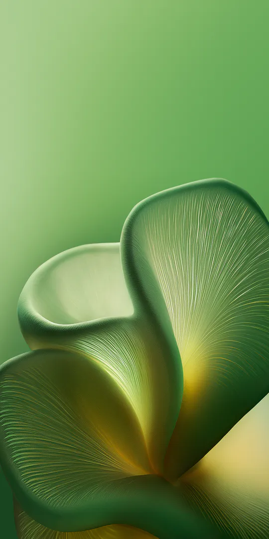 Обои на телефон: Зеленая симфония