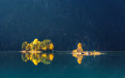 Ландшафт, Природа, Пейзаж, Лес, Озеро, Размышление