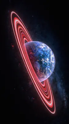 Planet, Galaxy, Space, Planet With a Ring