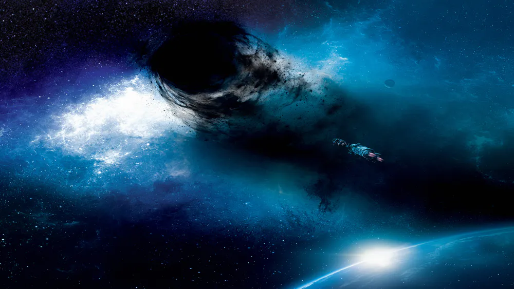 Wallpaper Black hole 2560x1440