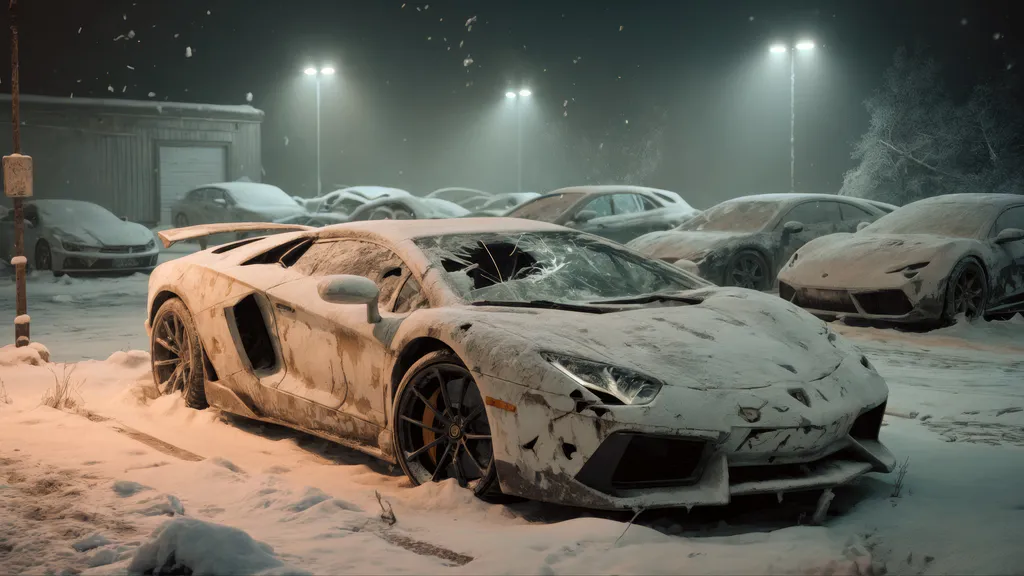 Обои на рабочий стол: Lamborghini Aventador