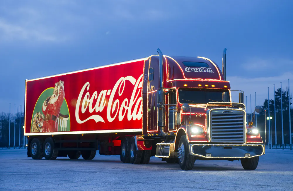Wallpaper Coca cola truck 1920x1080