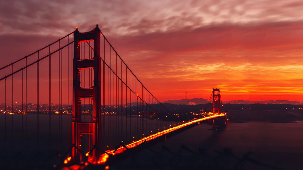 Wallpaper Night city 1366x768