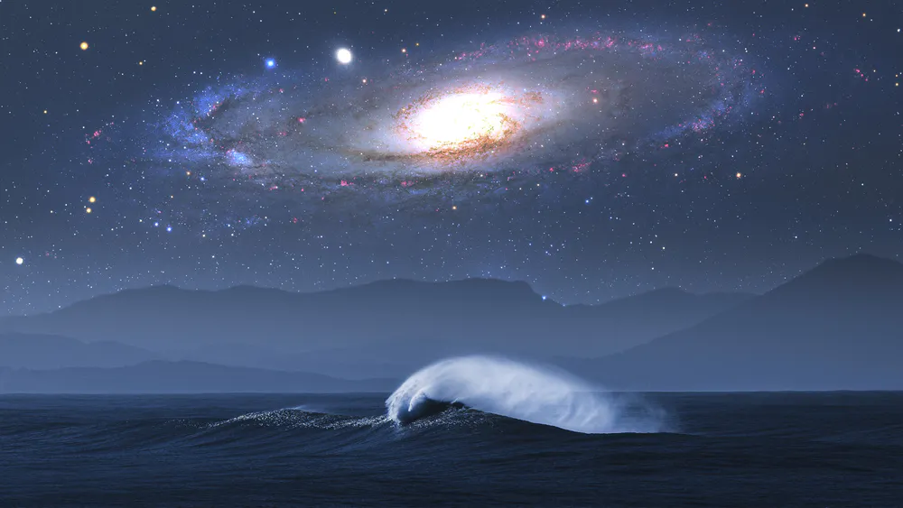 Wallpaper Andromeda 3440x1440