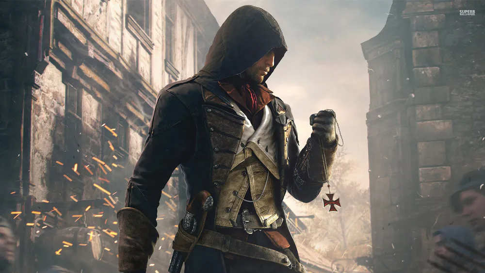 Wallpaper Assassins Creed Unity Arno Dorian 1024x1024