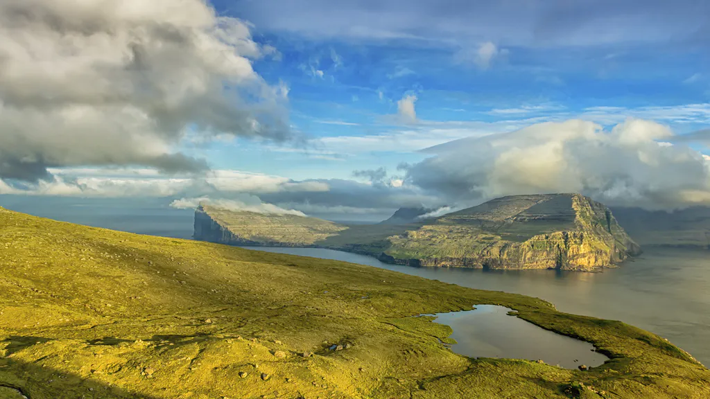 Обои на рабочий стол: Фарерские острова Форояр