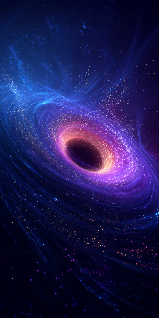 Обои на телефон: Космический вихрь