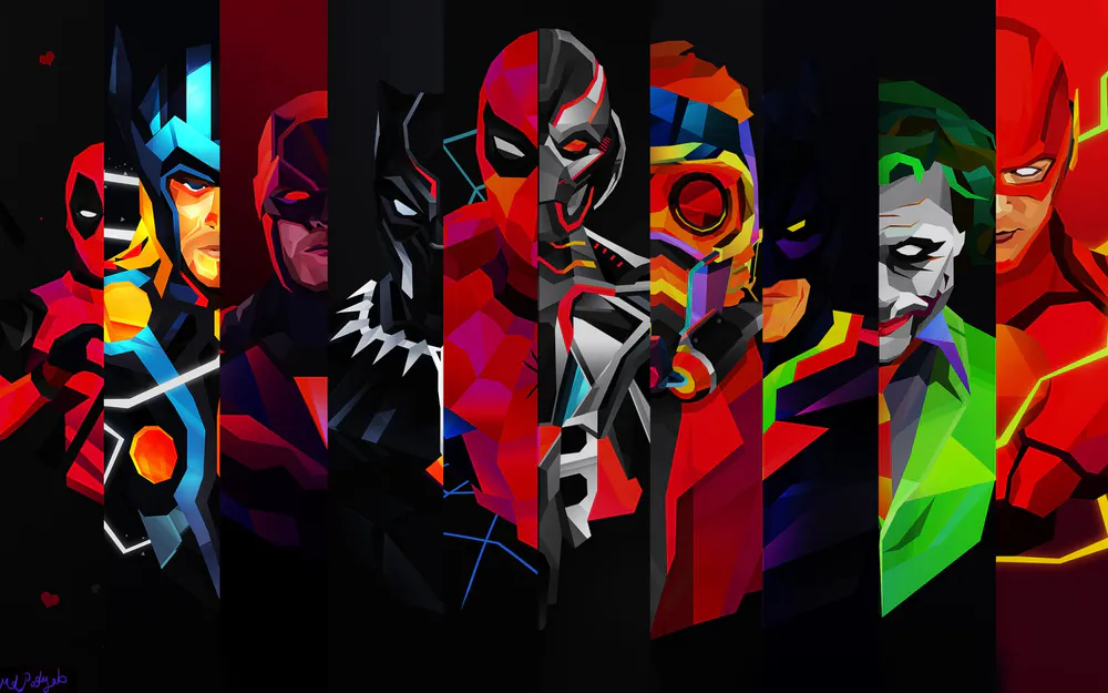 Wallpaper All Superheroes Comics 1920x1080