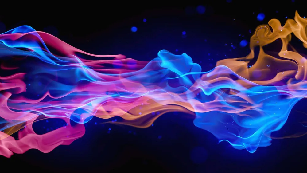 Wallpaper Blue Fire Flame 2 1920x1080