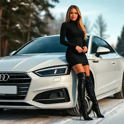 Audi and Girl