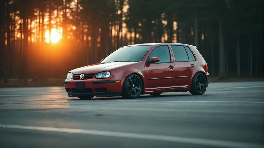 Обои на рабочий стол: Volkswagen Golf Mk 4