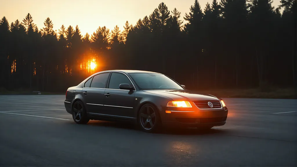 Обои на рабочий стол: Volkswagen Passat B5