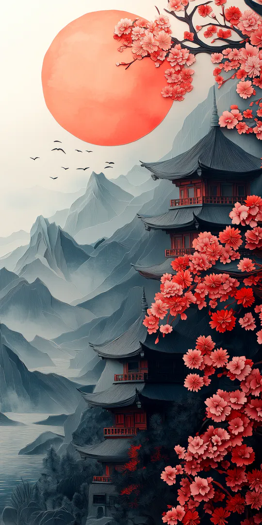 Обои на телефон: Волшебный рассвет