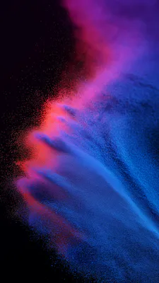 Particles, Powder, Blue-pink, Purple, Black Background, Gradient, Texture, Amoled