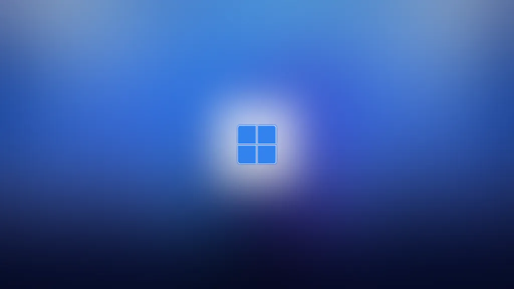 Desktop wallpaper: Blue Windows logo