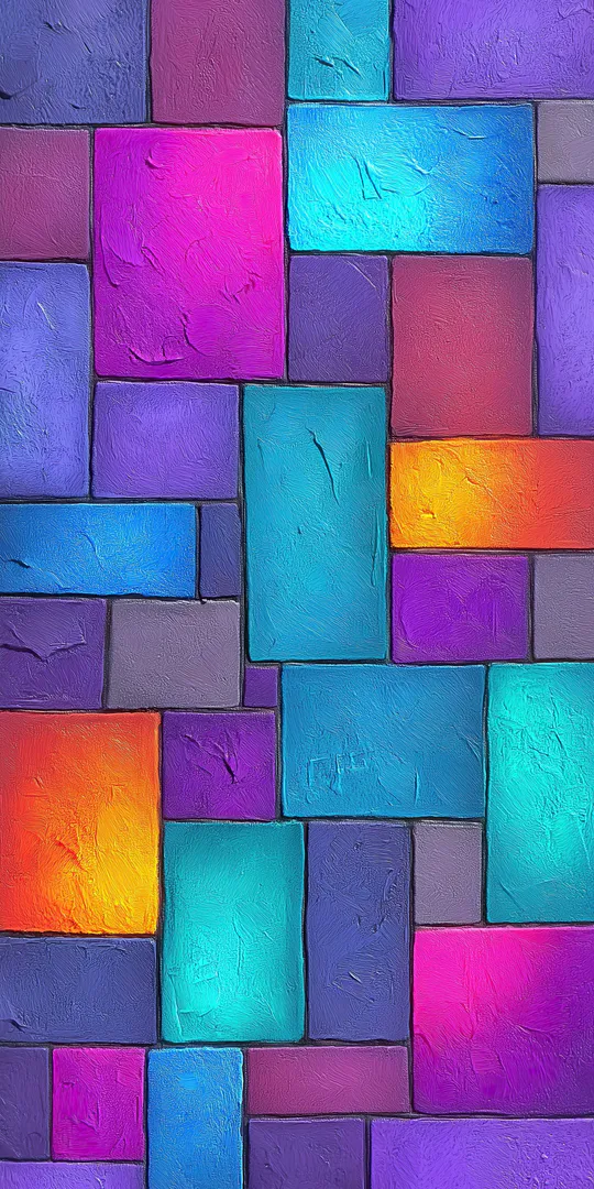 Phone wallpaper: Colored mosaic