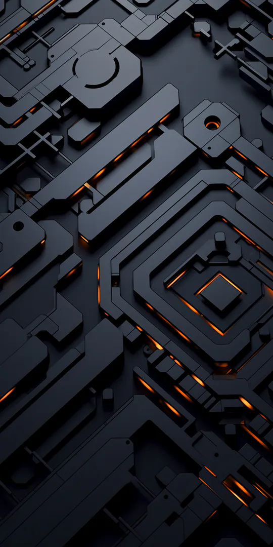 Обои на телефон: Темная микросхема