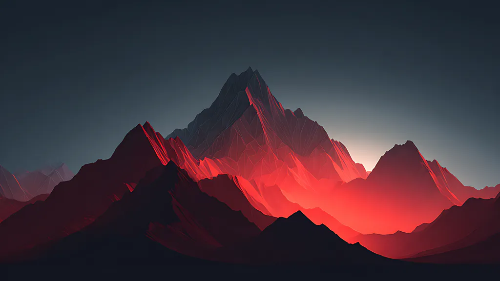 Обои на рабочий стол: Огненные очертания