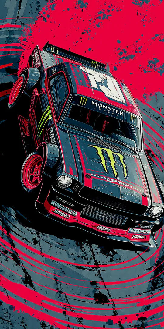 Обои на телефон: Ford Mustang Ken Block